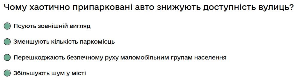 Чому хаотично припарковані авто знижують доступність вулиць?