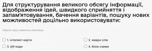Для структурування великого обсягу інформації, відображення ідей, швидкого сприйняття і...