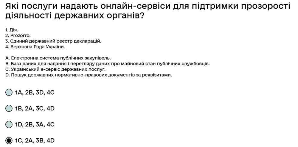 Які послуги надають онлайн-сервіси для підтримки прозорості діяльності державних органів?